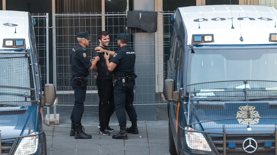 Simulacro de atentado terrorista en el estadio de El Sadar (13). IÑIGO ALZUGARAY