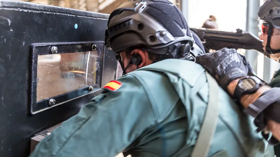 Simulacro de atentado terrorista en el estadio de El Sadar (21). IÑIGO ALZUGARAY