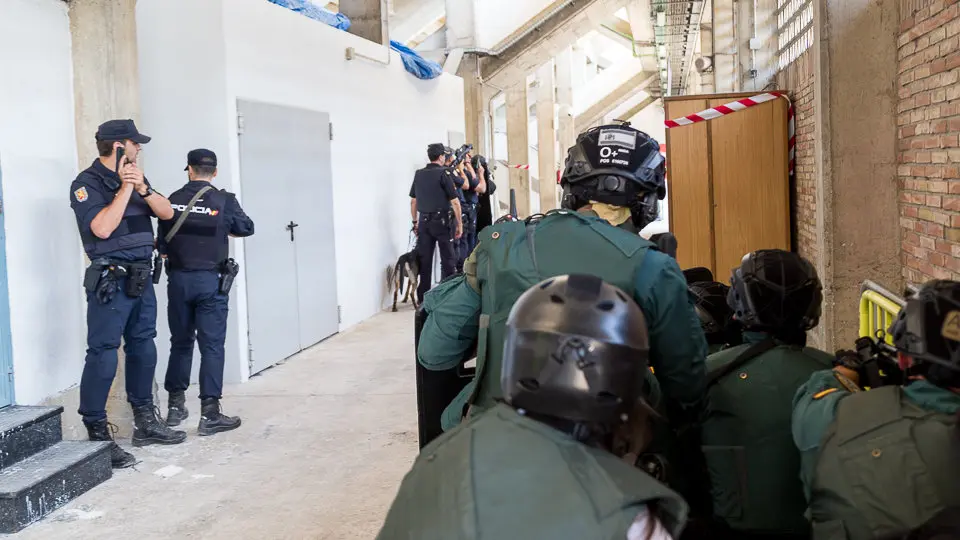 Simulacro de atentado terrorista en el estadio de El Sadar (22). IÑIGO ALZUGARAY