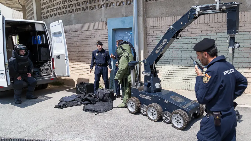 Simulacro de atentado terrorista en el estadio de El Sadar (72). IÑIGO ALZUGARAY
