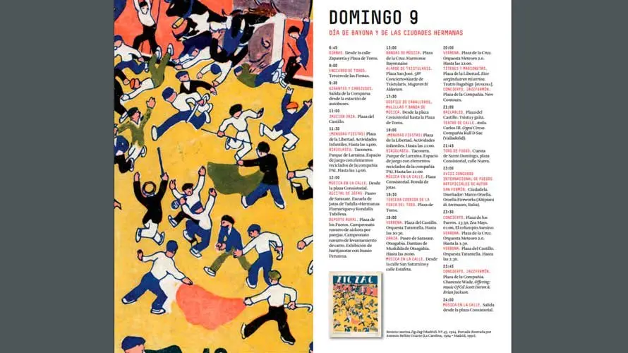 Programa con las actividades de las fiesta de San Fermín 2017. NAVARRA (13)