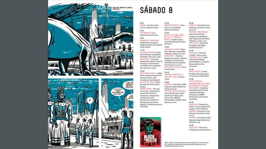 Programa con las actividades de las fiesta de San Fermín 2017. NAVARRA (14)