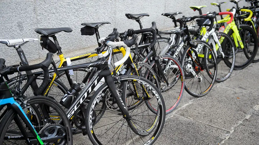 XXVII Ruta Xacobea en bici de AC Hoteles, con más de 70 participantes como Antonio Catalán o Indurain. PABLO LASAOSA (4)