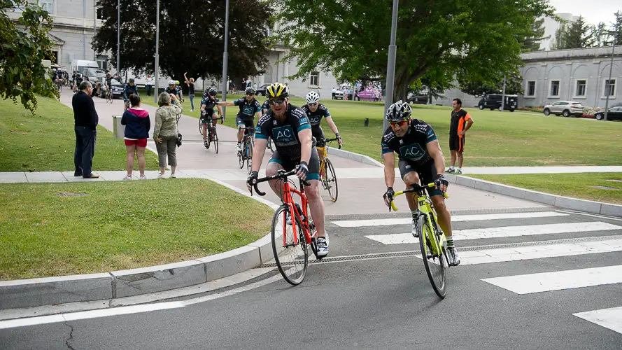 XXVII Ruta Xacobea en bici de AC Hoteles, con más de 70 participantes como Antonio Catalán o Indurain. PABLO LASAOSA (32)