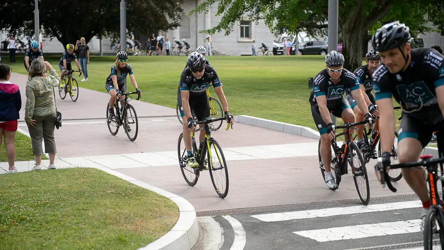 XXVII Ruta Xacobea en bici de AC Hoteles, con más de 70 participantes como Antonio Catalán o Indurain. PABLO LASAOSA (35)