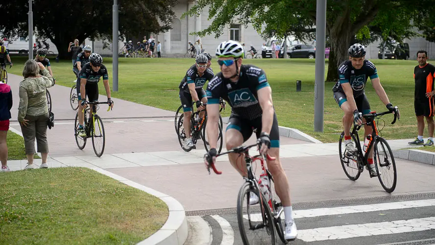 XXVII Ruta Xacobea en bici de AC Hoteles, con más de 70 participantes como Antonio Catalán o Indurain. PABLO LASAOSA (36)