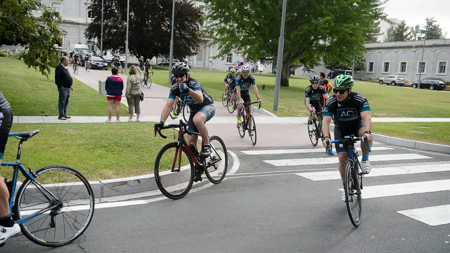 XXVII Ruta Xacobea en bici de AC Hoteles, con más de 70 participantes como Antonio Catalán o Indurain. PABLO LASAOSA (46)