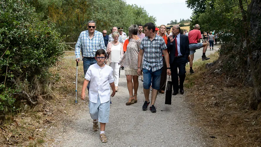 Homenaje en memoria del guardia civil José Luis Hervás, asesinado por ETA en la Foz de Lumbier en 1990. PABLO LASAOSA (2)