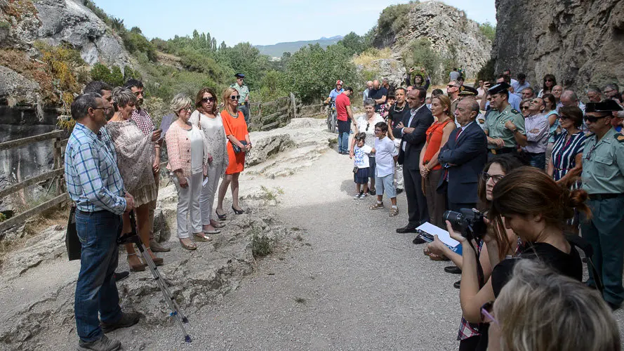 Homenaje en memoria del guardia civil José Luis Hervás, asesinado por ETA en la Foz de Lumbier en 1990. PABLO LASAOSA (4)
