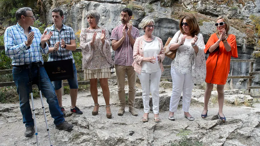 Homenaje en memoria del guardia civil José Luis Hervás, asesinado por ETA en la Foz de Lumbier en 1990. PABLO LASAOSA (5)