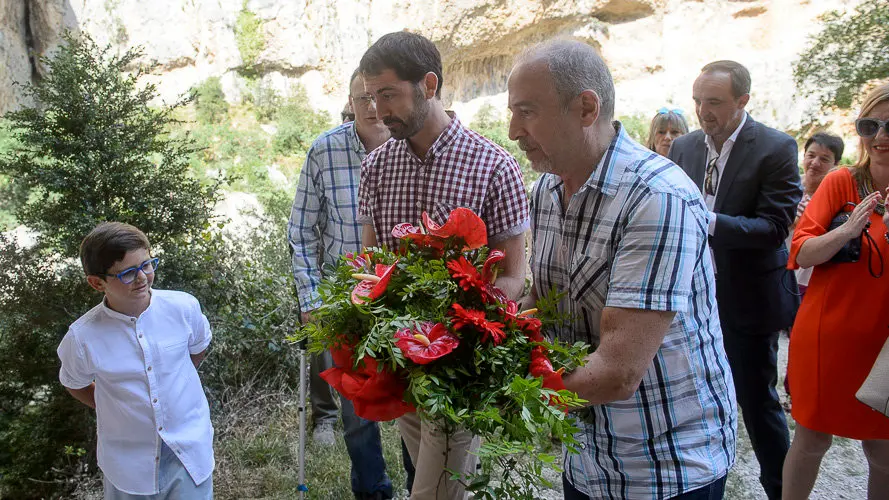 Homenaje en memoria del guardia civil José Luis Hervás, asesinado por ETA en la Foz de Lumbier en 1990. PABLO LASAOSA (12)