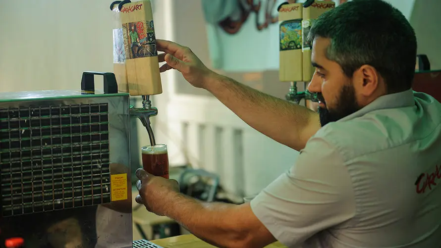 Sanferbeer, la feria de la cerveza artesanal de Pamplona. MIGUEL OSÉS (4)