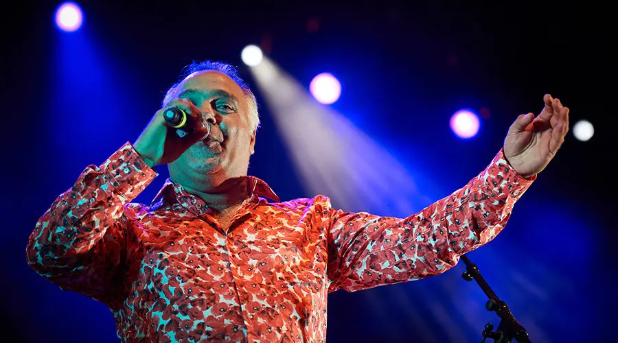 El grupo los Gipsy Kings ofrece un concierto en la Plaza de los Fueros de Pamplona el día 7 de San Fermín DANIEL FERNÁNDEZ11