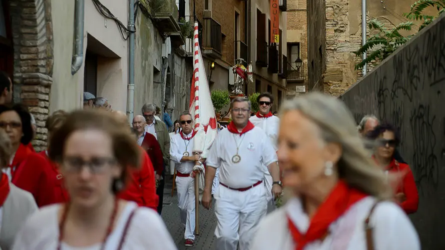 Procesión de Santiago en fiestas de Tudela. PABLO LASAOSA 05