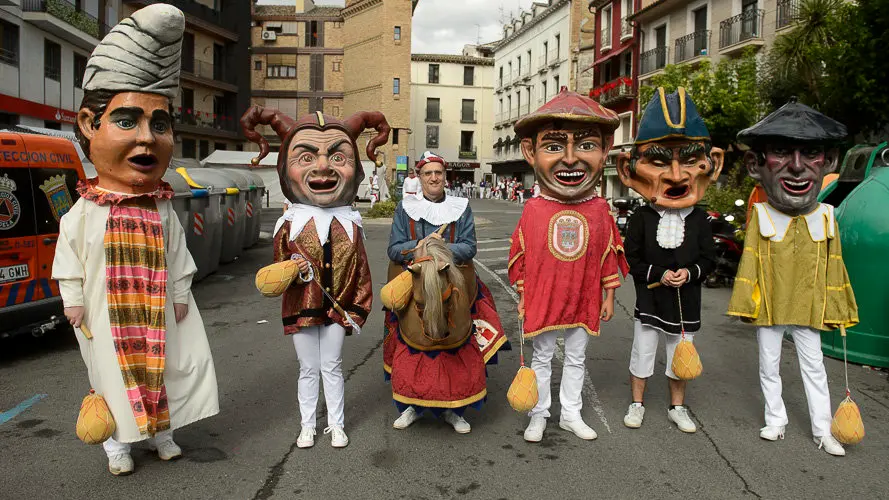 Procesión de Santiago en fiestas de Tudela. PABLO LASAOSA 08