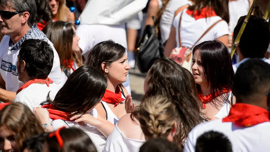 Chupinazo de las fiestas de Tafalla 2017. PABLO LASAOSA 13