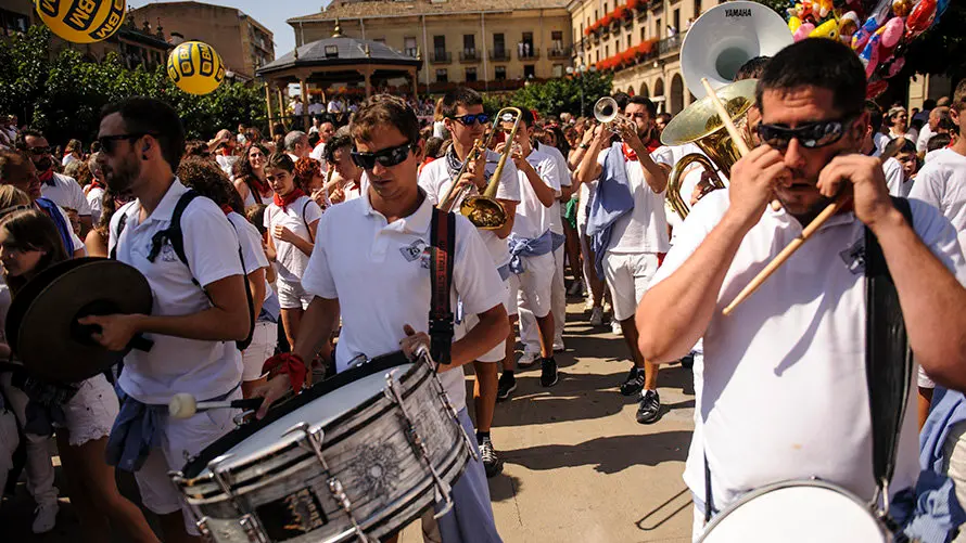 Chupinazo de Tafalla 2017. MIGUEL OSÉS_12