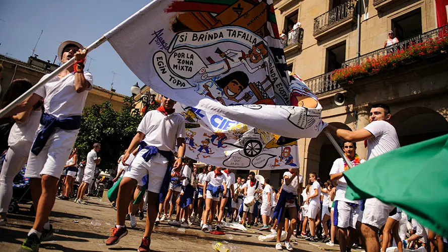 Chupinazo de Tafalla 2017. MIGUEL OSÉS_15