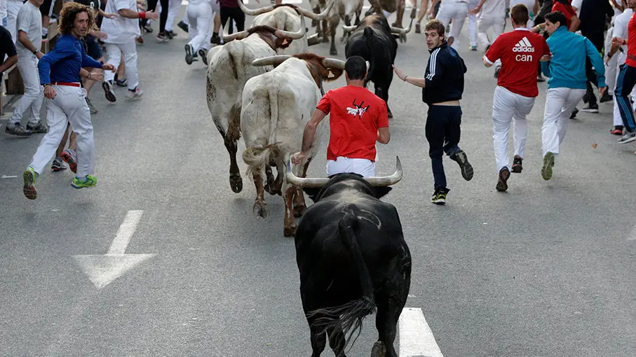 ENCIERRO TAFALLA CURVA FAROLA 8 JORGE NAGORE