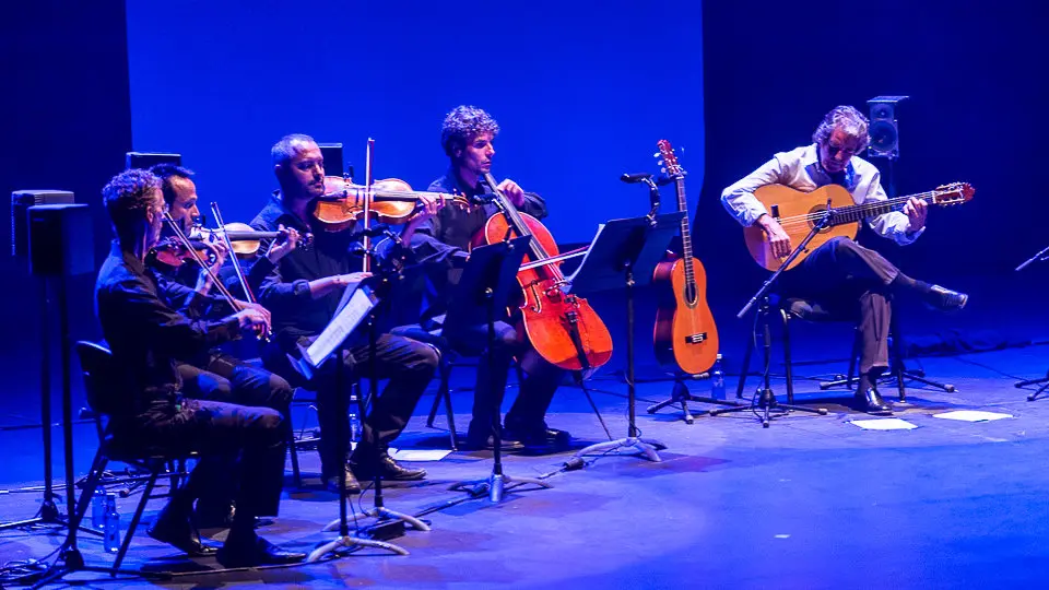 Rafael Riqueni durante su actuación en Baluarte dentro del IV Festival de Flamenco de Pamplona, Flamenco On Fire 2017 (05). IÑIGO ALZUGARAY