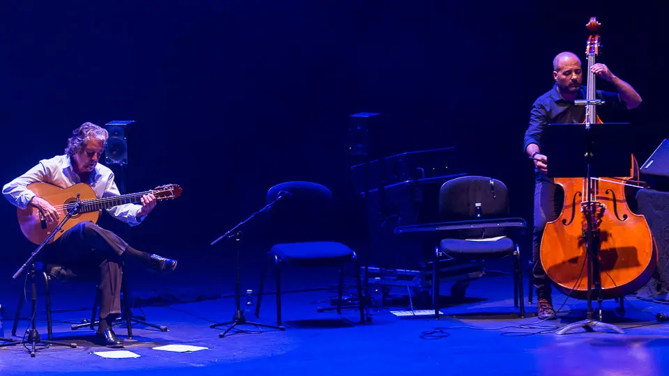 Rafael Riqueni durante su actuación en Baluarte dentro del IV Festival de Flamenco de Pamplona, Flamenco On Fire 2017 (06). IÑIGO ALZUGARAY