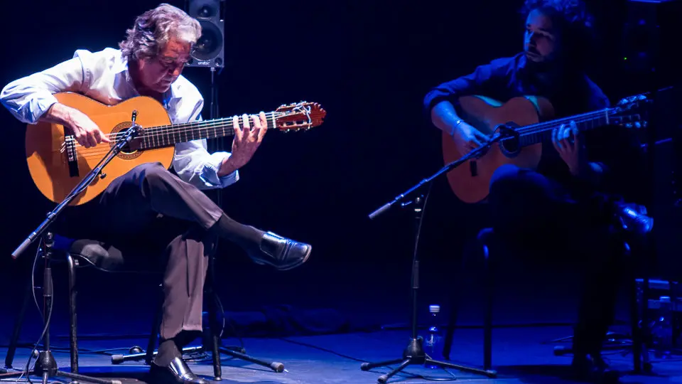 Rafael Riqueni durante su actuación en Baluarte dentro del IV Festival de Flamenco de Pamplona, Flamenco On Fire 2017 (07). IÑIGO ALZUGARAY