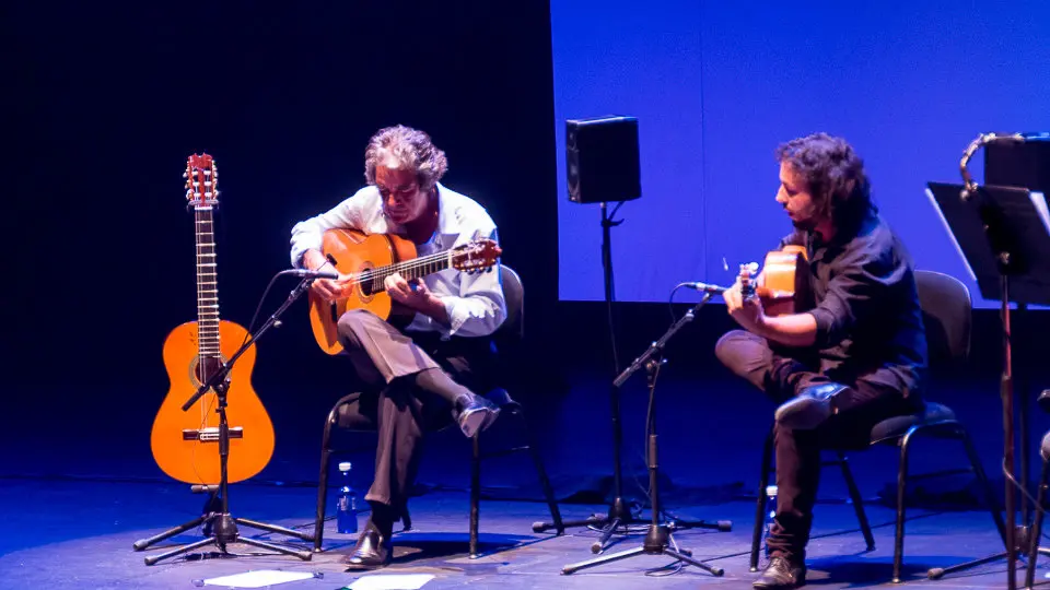 Rafael Riqueni durante su actuación en Baluarte dentro del IV Festival de Flamenco de Pamplona, Flamenco On Fire 2017 (09). IÑIGO ALZUGARAY