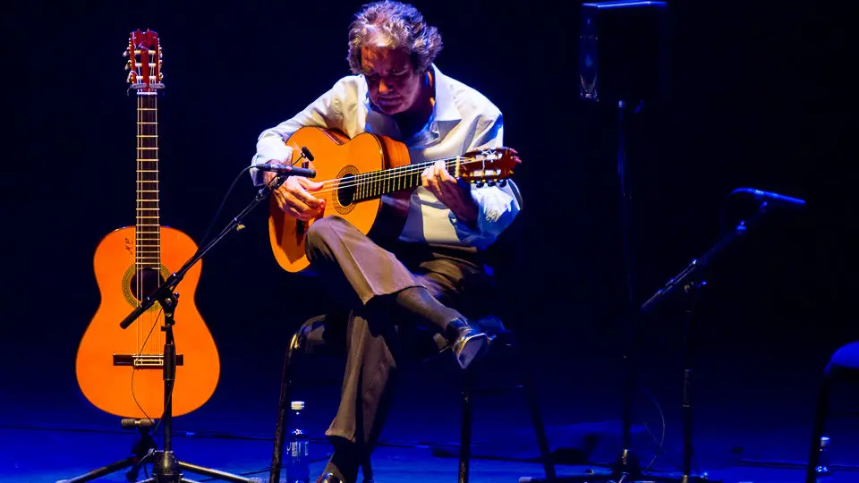 Rafael Riqueni durante su actuación en Baluarte dentro del IV Festival de Flamenco de Pamplona, Flamenco On Fire 2017 (13). IÑIGO ALZUGARAY