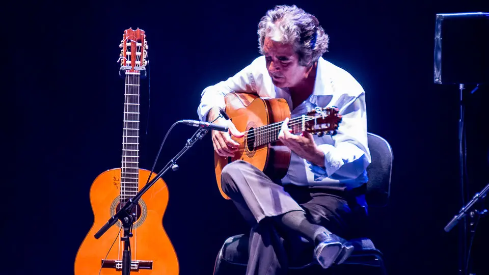 Rafael Riqueni durante su actuación en Baluarte dentro del IV Festival de Flamenco de Pamplona, Flamenco On Fire 2017 (15). IÑIGO ALZUGARAY