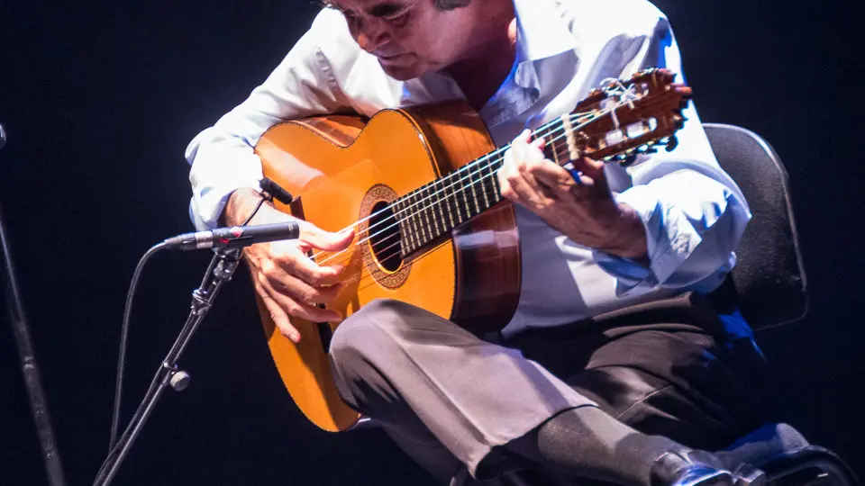 Rafael Riqueni durante su actuación en Baluarte dentro del IV Festival de Flamenco de Pamplona, Flamenco On Fire 2017 (19). IÑIGO ALZUGARAY