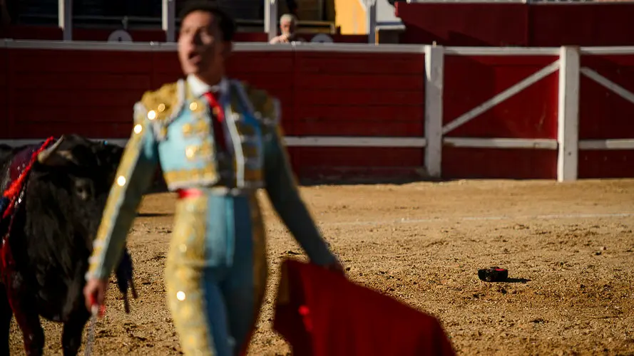Corrida del hierro de Alberto Mateos en Sangüesa para Sánchez Vara, José Ercila y Javier Marín. PABLO LASAOSA 11