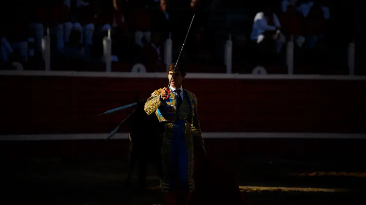 Corrida del hierro de Alberto Mateos en Sangüesa para Sánchez Vara, José Ercila y Javier Marín. PABLO LASAOSA 14