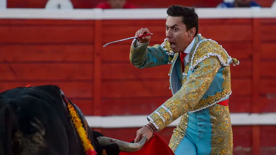 Corrida del hierro de Alberto Mateos en Sangüesa para Sánchez Vara, José Ercila y Javier Marín. PABLO LASAOSA 24
