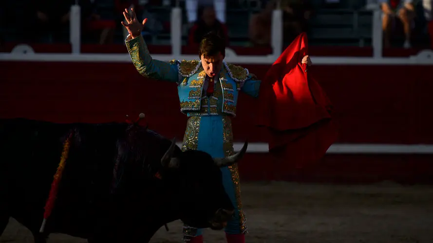 Corrida del hierro de Alberto Mateos en Sangüesa para Sánchez Vara, José Ercila y Javier Marín. PABLO LASAOSA 25