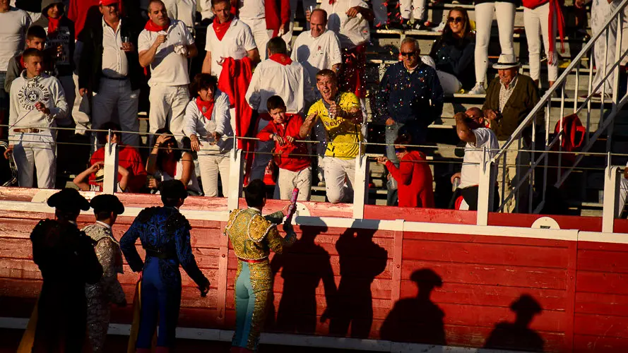 Corrida del hierro de Alberto Mateos en Sangüesa para Sánchez Vara, José Ercila y Javier Marín. PABLO LASAOSA 26