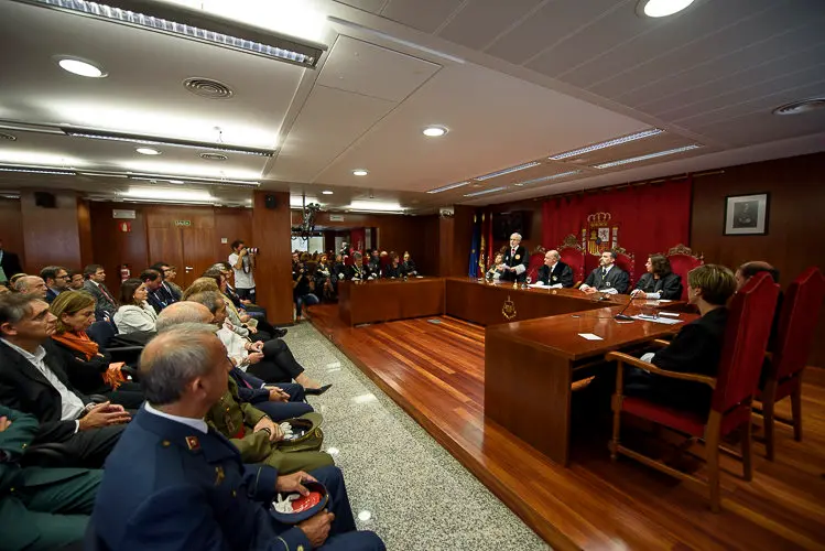 Acto de apertura del año judicial 2017-2018 en Navarra. PABLO LASAOSA 07