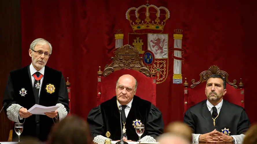 Acto de apertura del año judicial 2017-2018 en Navarra. PABLO LASAOSA 09