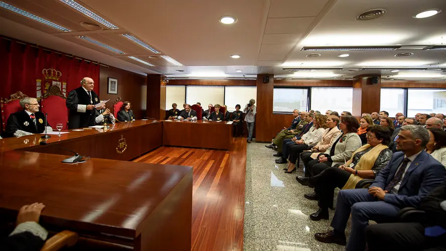 Acto de apertura del año judicial 2017-2018 en Navarra. PABLO LASAOSA 13