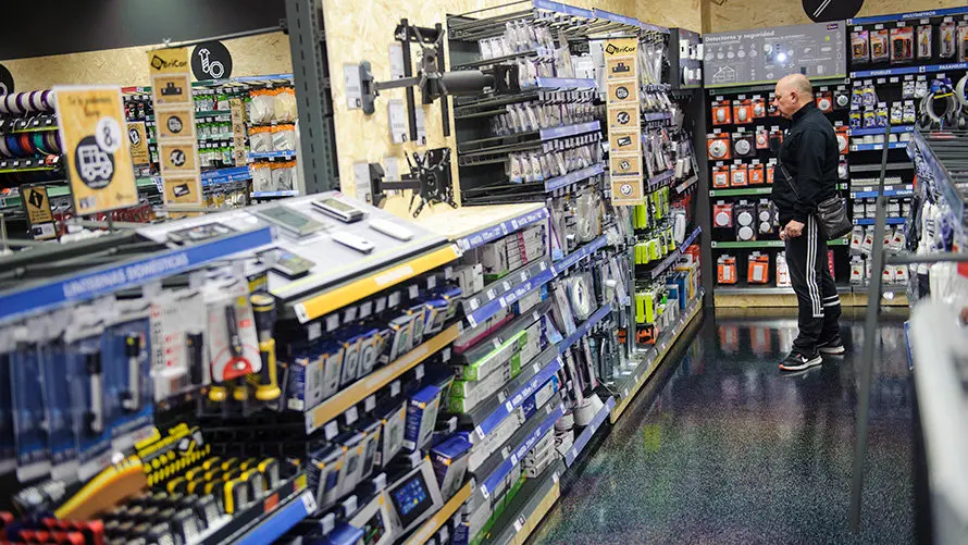 El Grupo El Corte Ingles abre la primera tienda urbana de Bricor en en Navarra. MIGUEL OSÉS_2