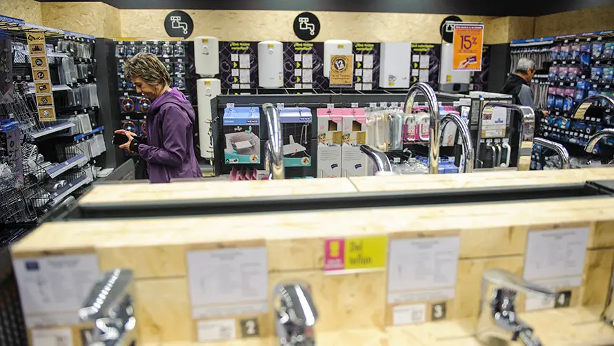El Grupo El Corte Ingles abre la primera tienda urbana de Bricor en en Navarra. MIGUEL OSÉS_13