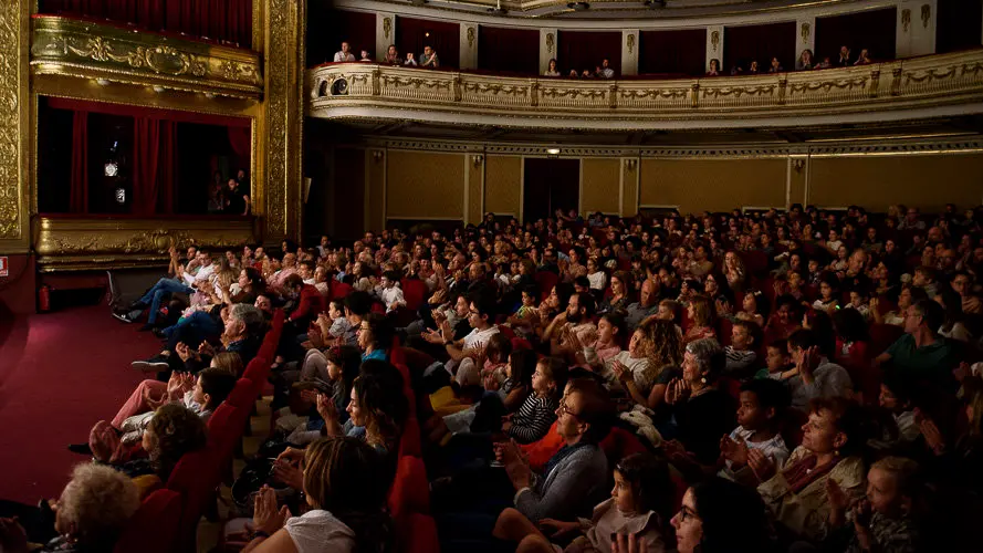 La Cenerentola, opera ofrecida para niños en el Teatro Gayarre por parte de AGAO. PABLO LASAOSA 02