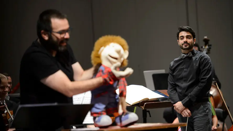La Cenerentola, opera ofrecida para niños en el Teatro Gayarre por parte de AGAO. PABLO LASAOSA 03