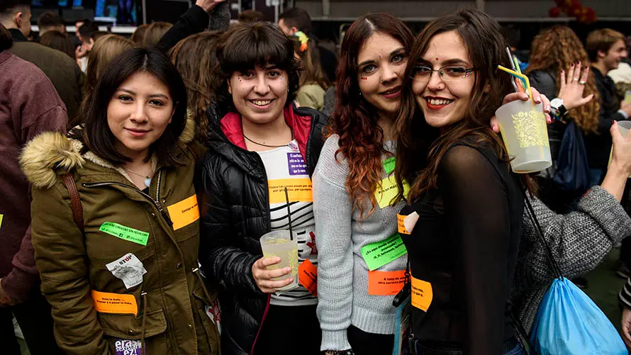 La carpa Universitaria de Invierno de 2017 reúne a miles de jovenes en Amaya. MIGUEL OSÉS (29)