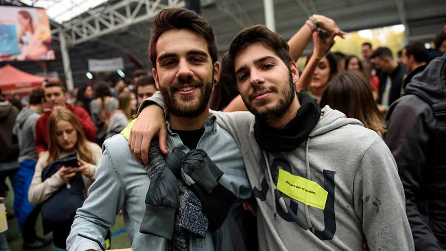 La carpa Universitaria de Invierno de 2017 reúne a miles de jovenes en Amaya. MIGUEL OSÉS (69)