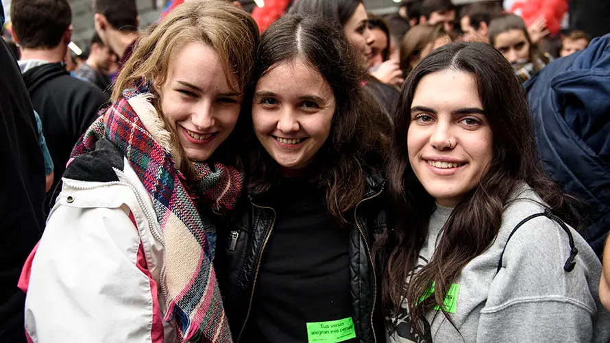 La carpa Universitaria de Invierno de 2017 reúne a miles de jovenes en Amaya. MIGUEL OSÉS (86)