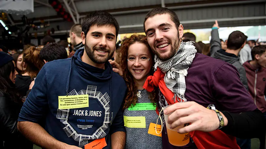 La carpa Universitaria de Invierno de 2017 reúne a miles de jovenes en Amaya. MIGUEL OSÉS (108)