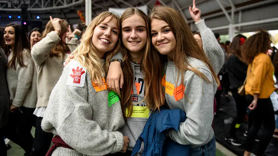 La carpa Universitaria de Invierno de 2017 reúne a miles de jovenes en Amaya. MIGUEL OSÉS (110)