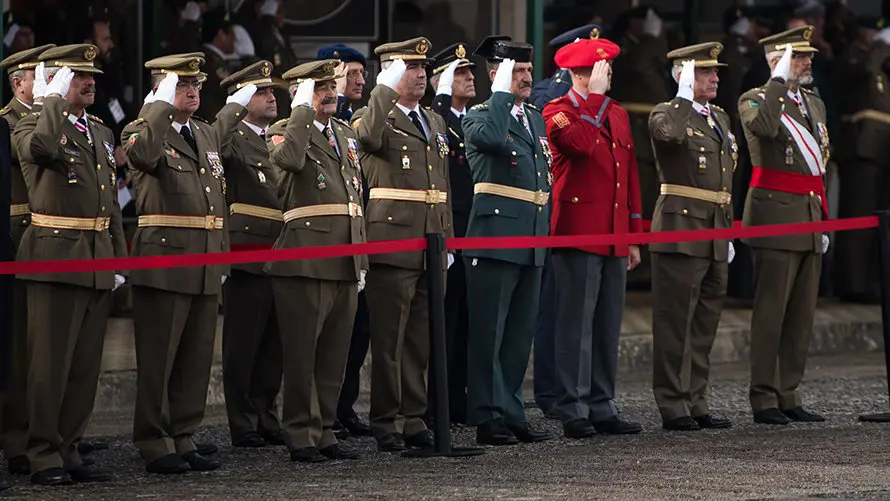 Celebración de la Inmaculada en el cuartel de Aizoáin. MIGUEL OSÉS (1)