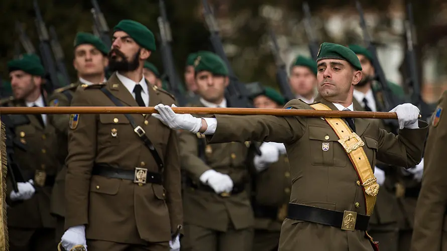 Celebración de la Inmaculada en el cuartel de Aizoáin. MIGUEL OSÉS (24)