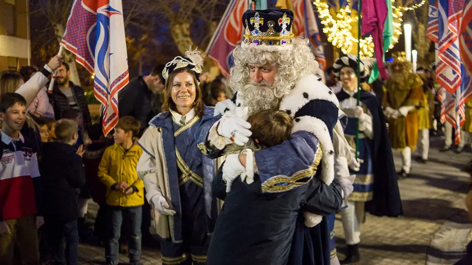 Visita de los Reyes Magos a la Casa de la Misericordia de Pamplona (01). IÑIGO ALZUGARAY